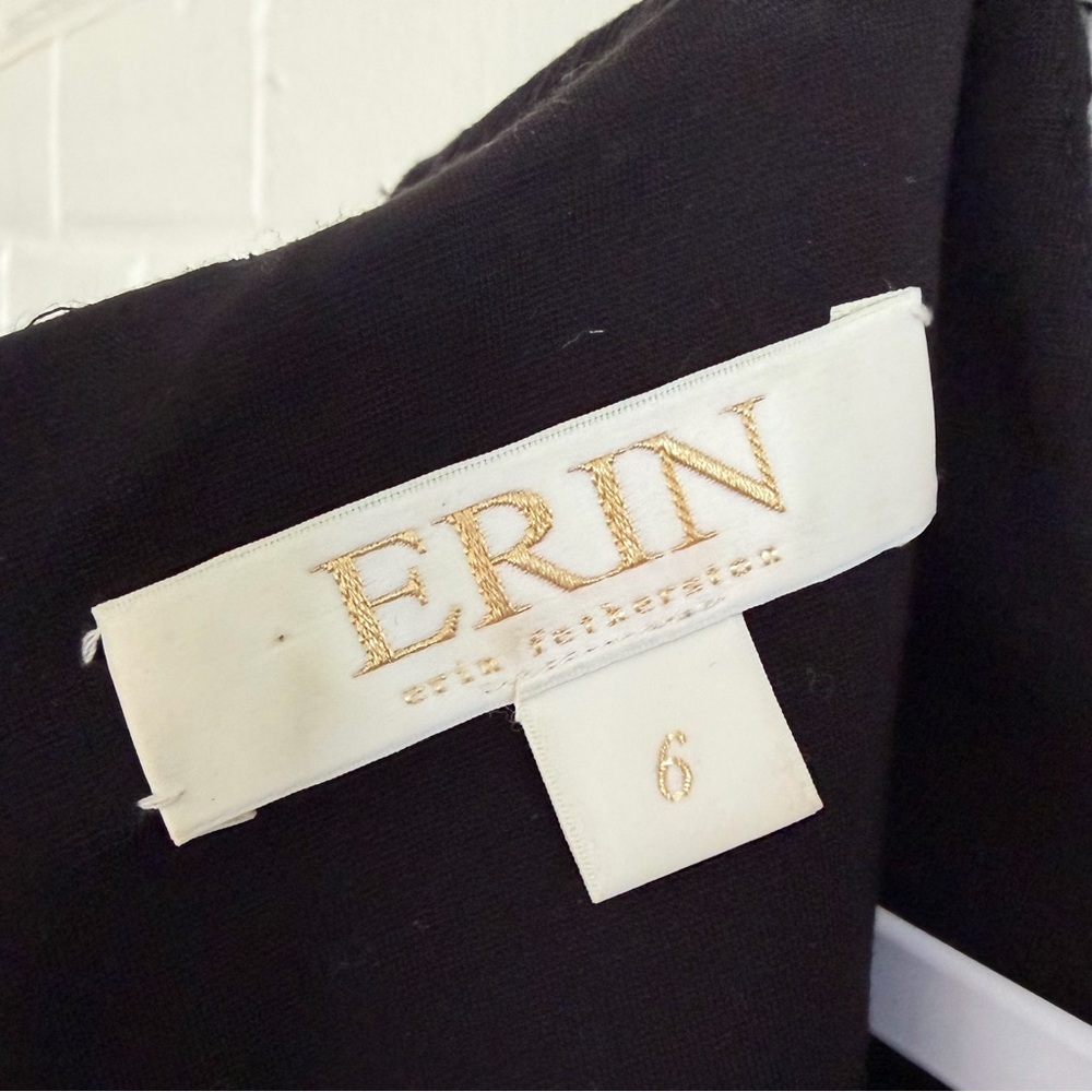 Erin Fetherston Drop Waist Lace Hepburn Dress in Black - Picture 7 of 9